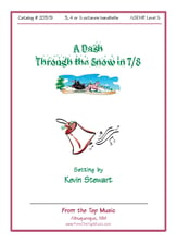 A Dash Through the Snow in 7/8 Handbell sheet music cover